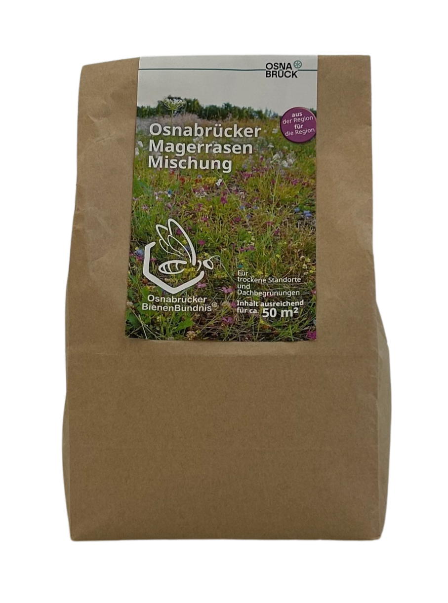 Osnabrücker Magerrasen, Blumenmischung für trockene Standorte und Dachbegrünungen