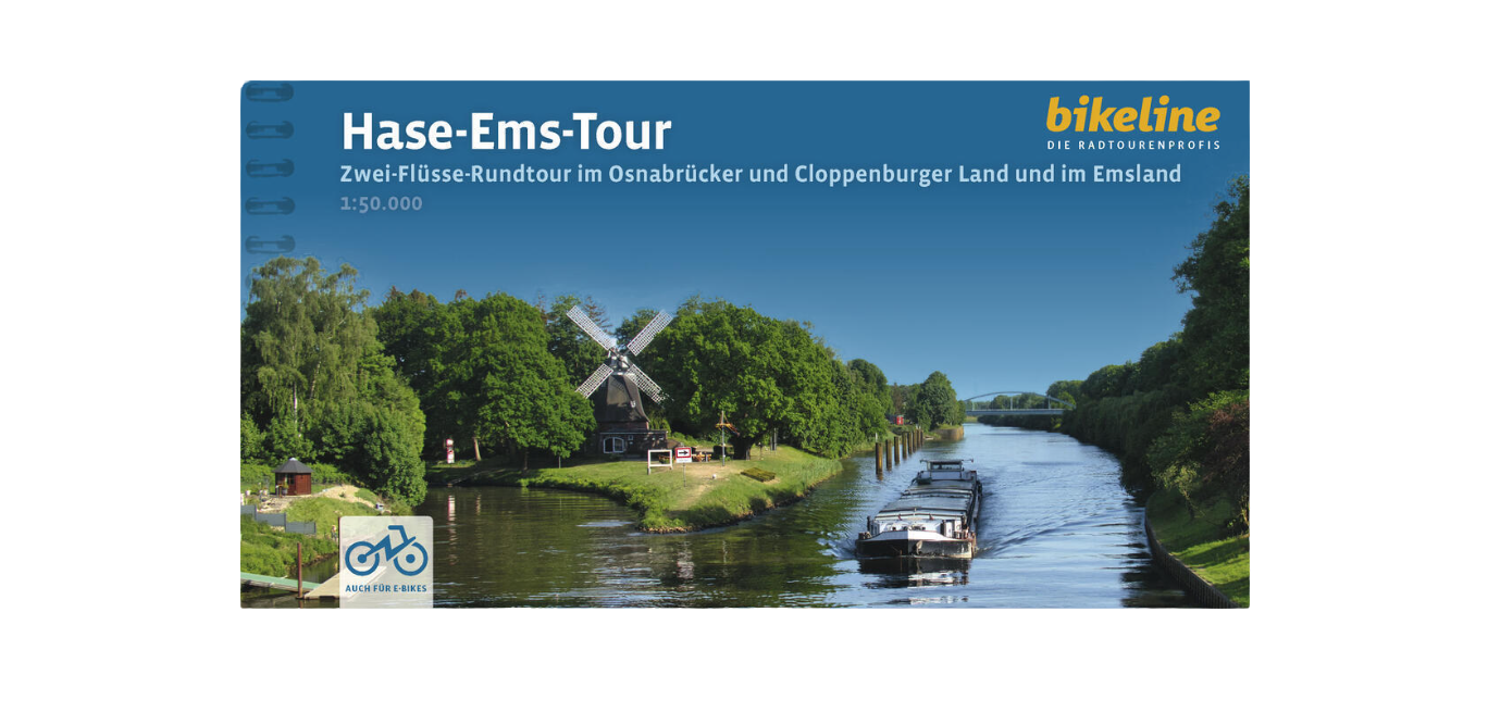 Radfahrkarte: Hase-Ems-Tour 