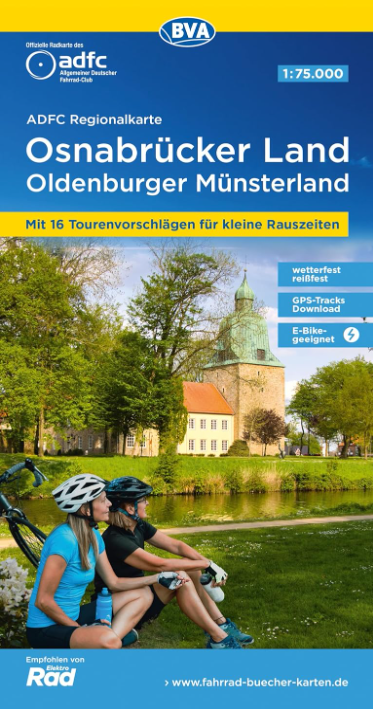 Radfahrkarte: Osnabrücker Land / Oldenburger Münsterland