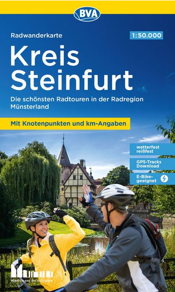 Radfahrkarte:  Münsterland Kreis Steinfurt